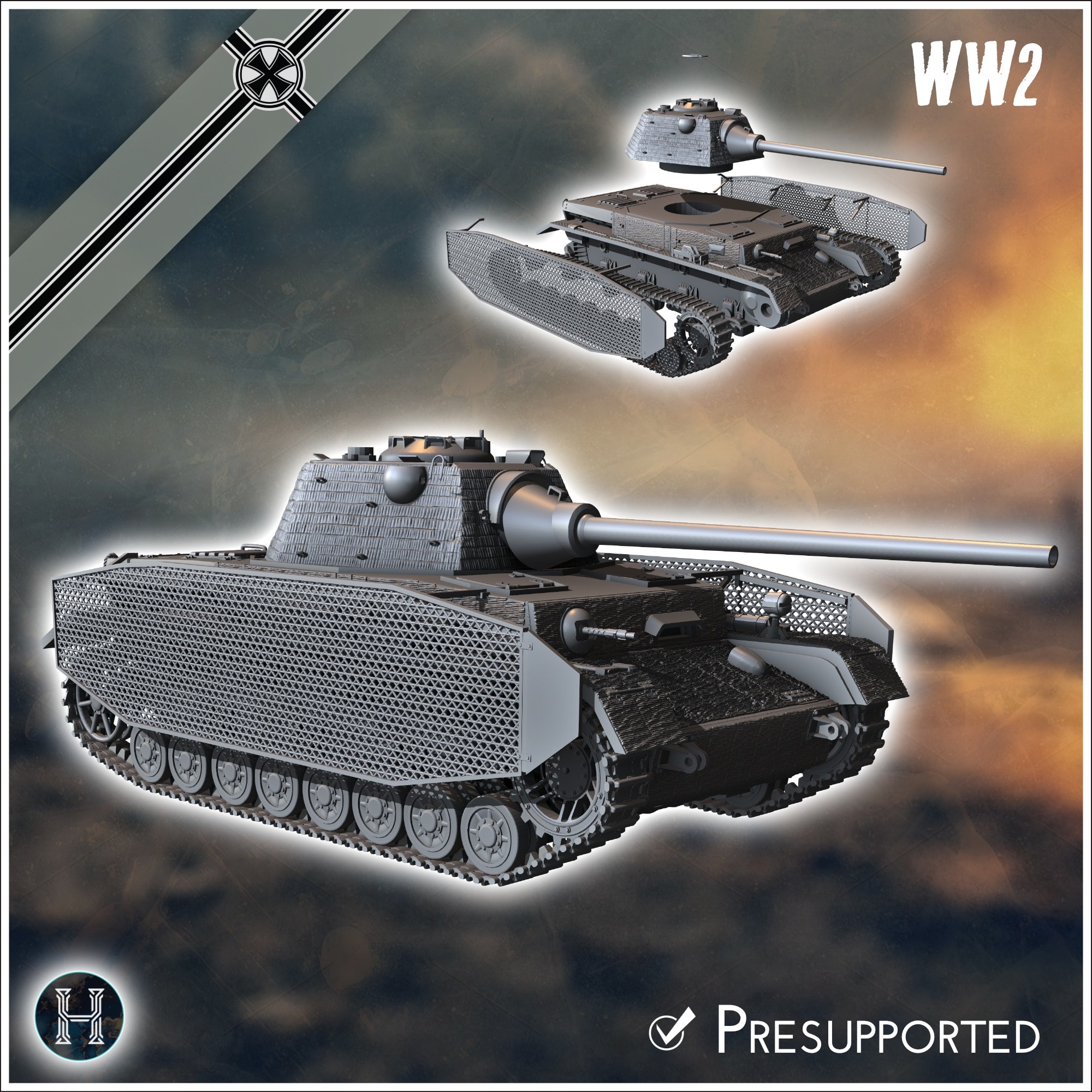 Panzer IV Ausf. J (with Schmalturm turret) - Germany Eastern Western Front Normandy Stalingrad Berlin Bulge WWII